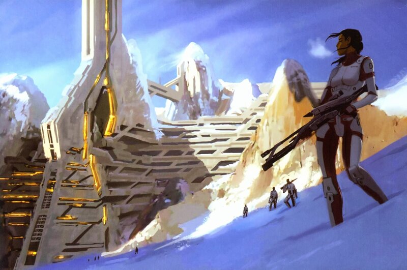 Soldier in Snow — Blue