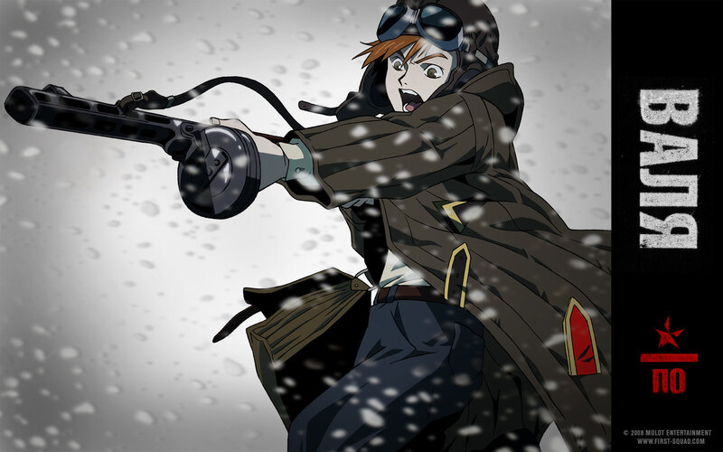 soldier in snow with gun