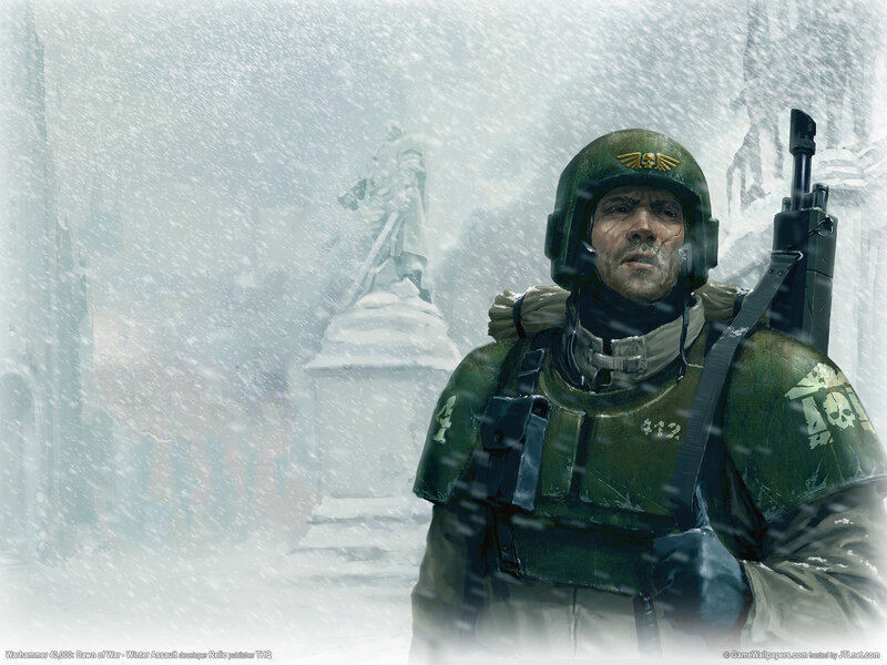 Soldier in Snowstorm — Green