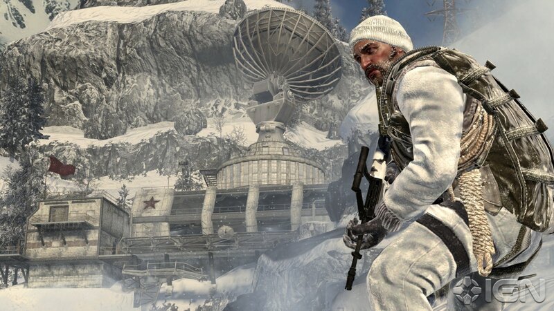 Soldier in Snowy Mountains — White