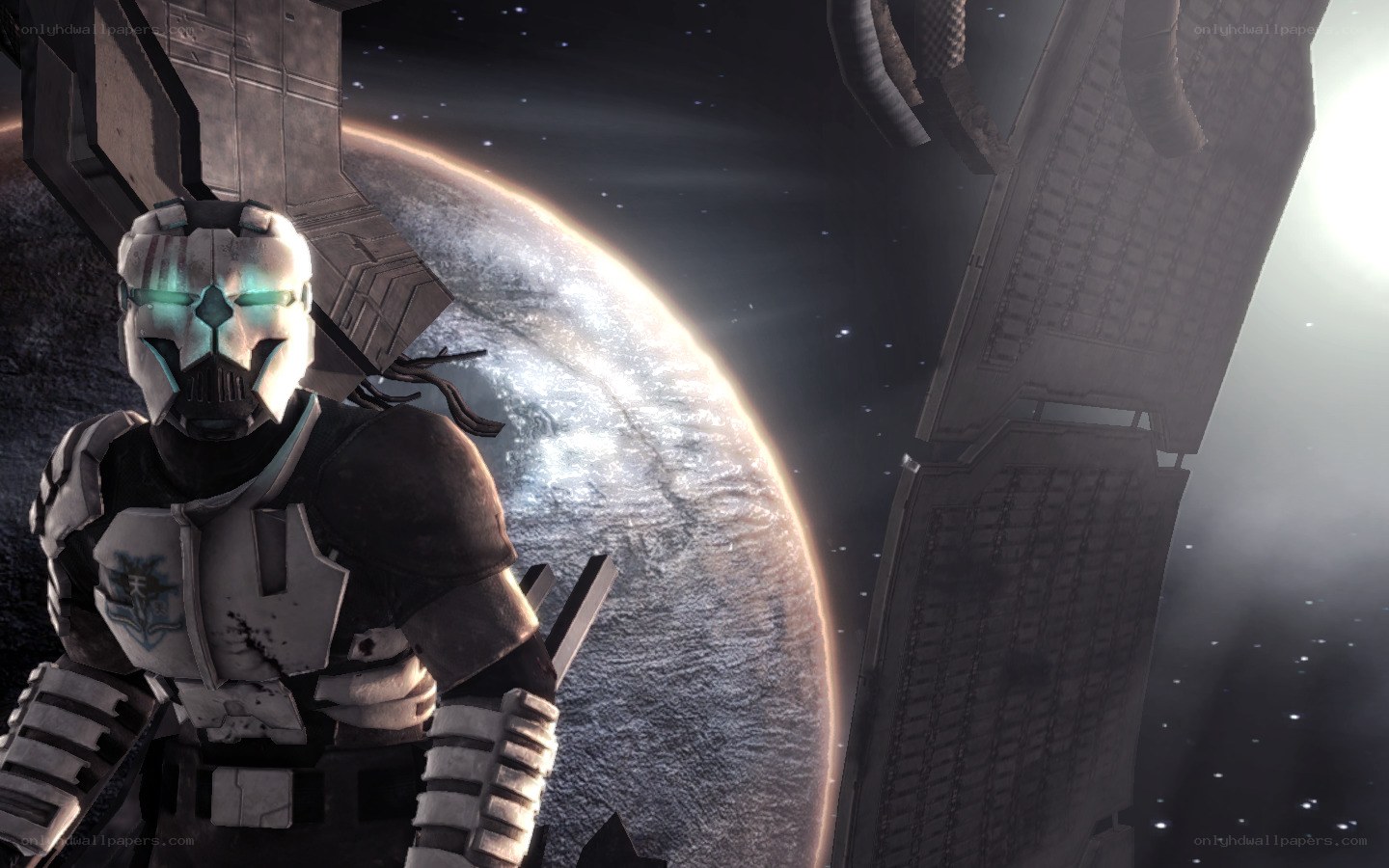 soldier in space armor