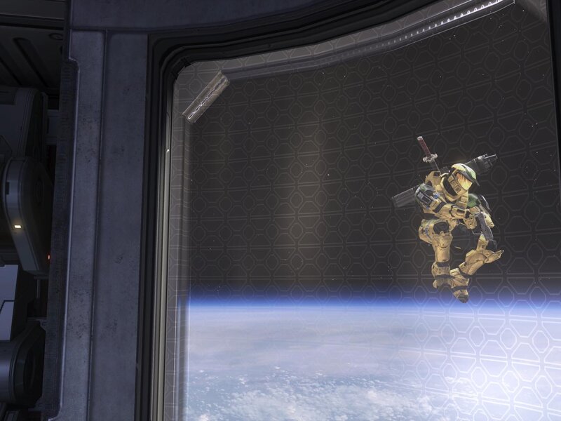 Soldier in Space Suit — Gray