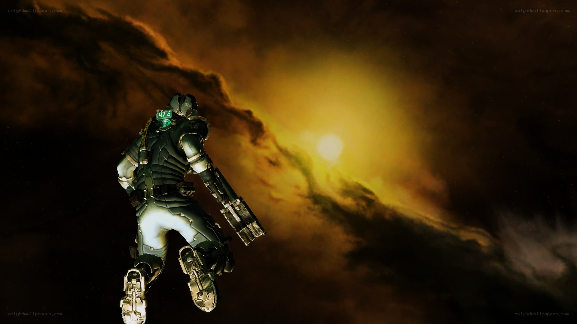 soldier in space suit