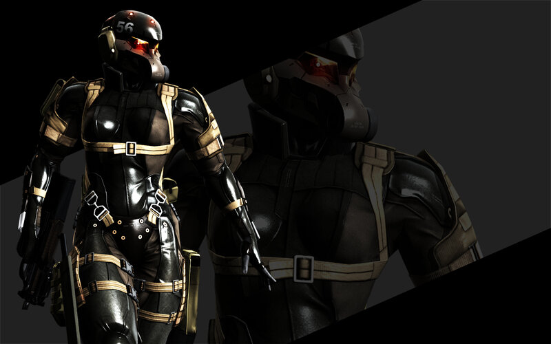 soldier in tactical armor