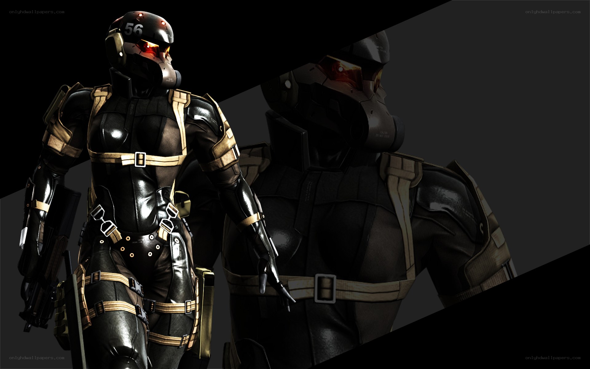soldier in tactical armor
