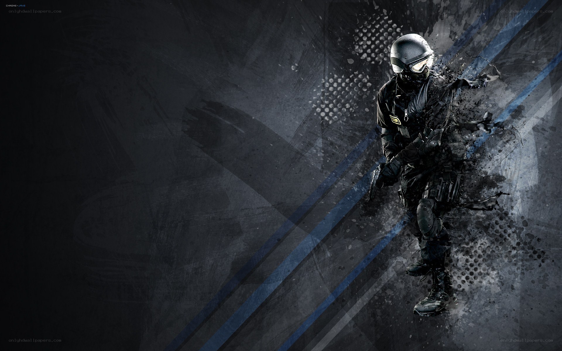soldier in tactical gear