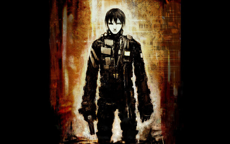 Soldier in Tactical Gear — Black, Dramatic, Digital Art, Gun, Tactical Vest, Dark Background