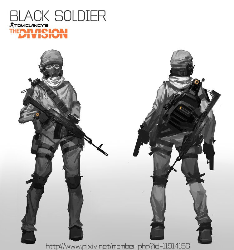 Soldier in Tactical Gear — Gray, Serious, Digital Art