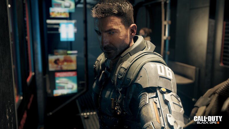 Soldier in Tactical Gear — Gray, Serious