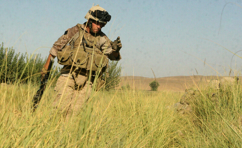 Soldier in Tall Grass — Green