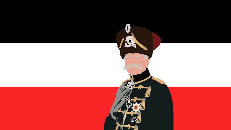Soldier in Uniform — Black, Dramatic, Illustration