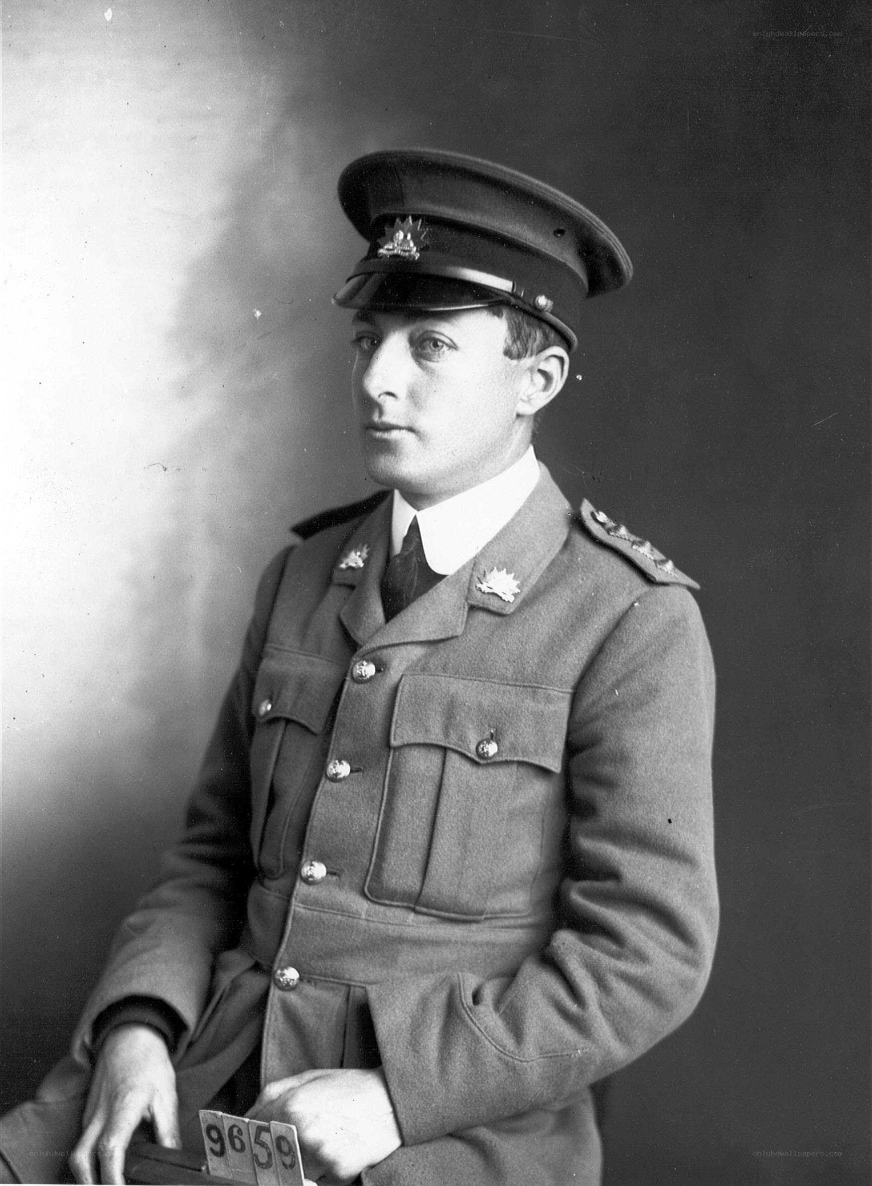 Soldier in uniform portrait