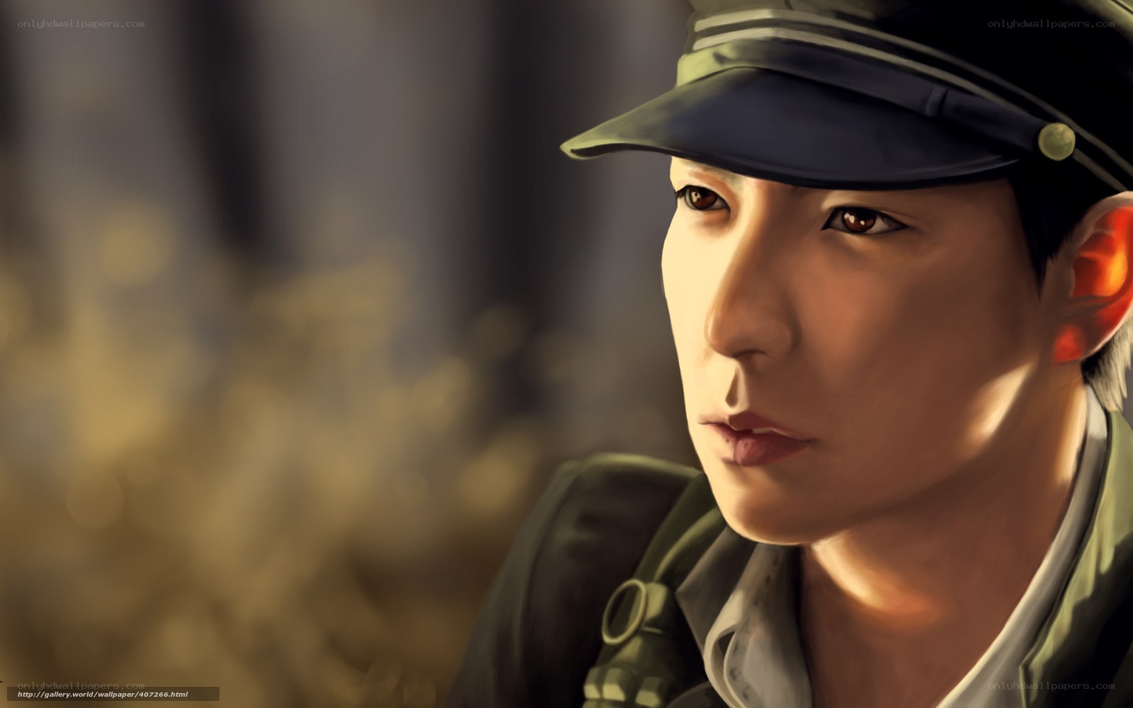 soldier in uniform portrait