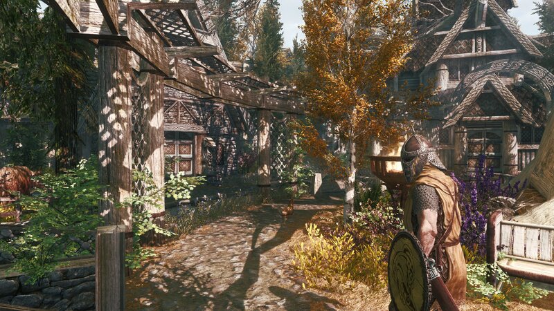 Soldier in Village