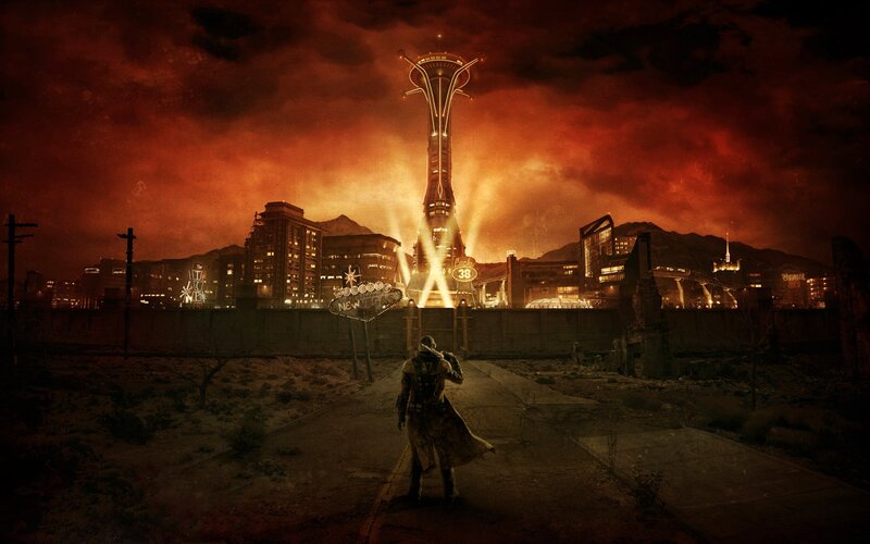 Soldier in Wasteland — Red, Dramatic