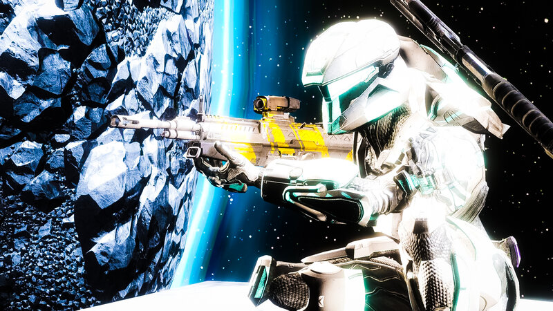 Soldier in White Armor — Dramatic, 3d Render
