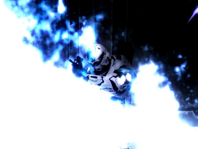 Soldier in White Armor
