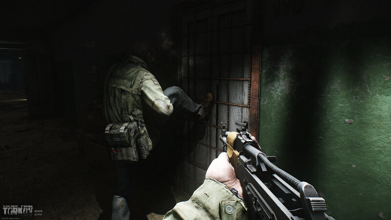 Soldier Kicking Door