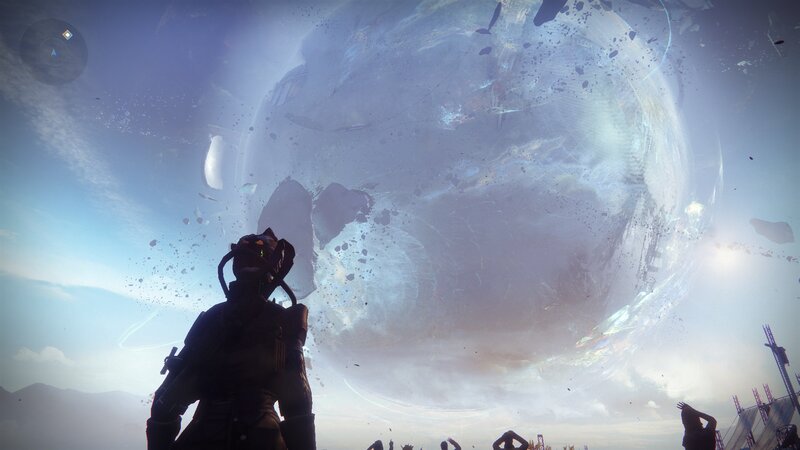 Soldier Looking at Planet