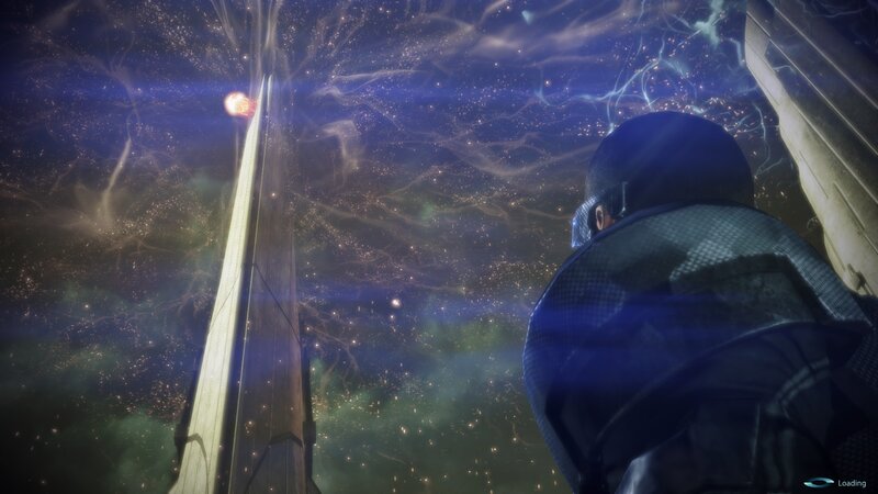 Soldier Looking at Space