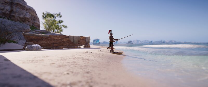 Soldier on a Beach — Blue