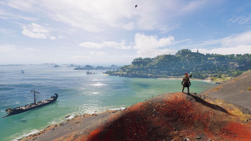 Soldier on a Cliff — Blue, Serene