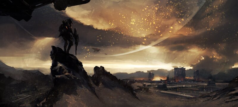 Soldier on a Cliff — Brown