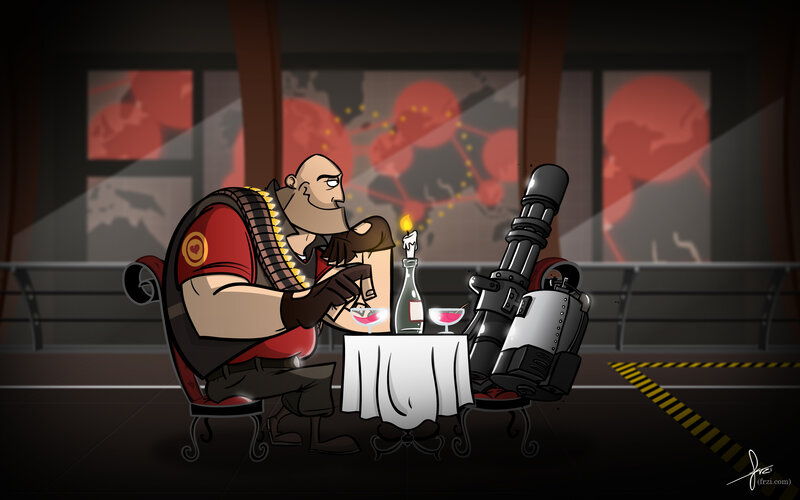 Soldier on a date