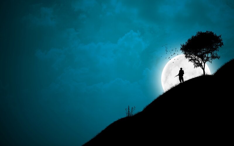 Soldier on a Hill — Blue