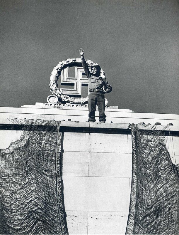 Soldier on a monument