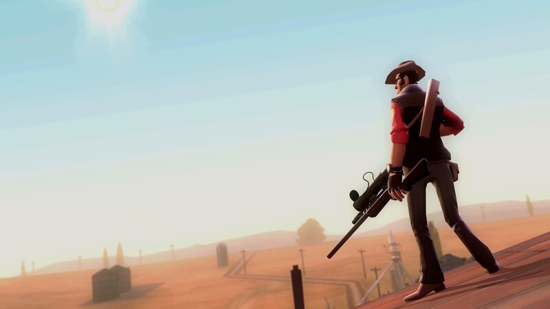 soldier on a rooftop