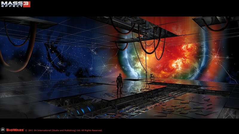 Soldier on a Space Station