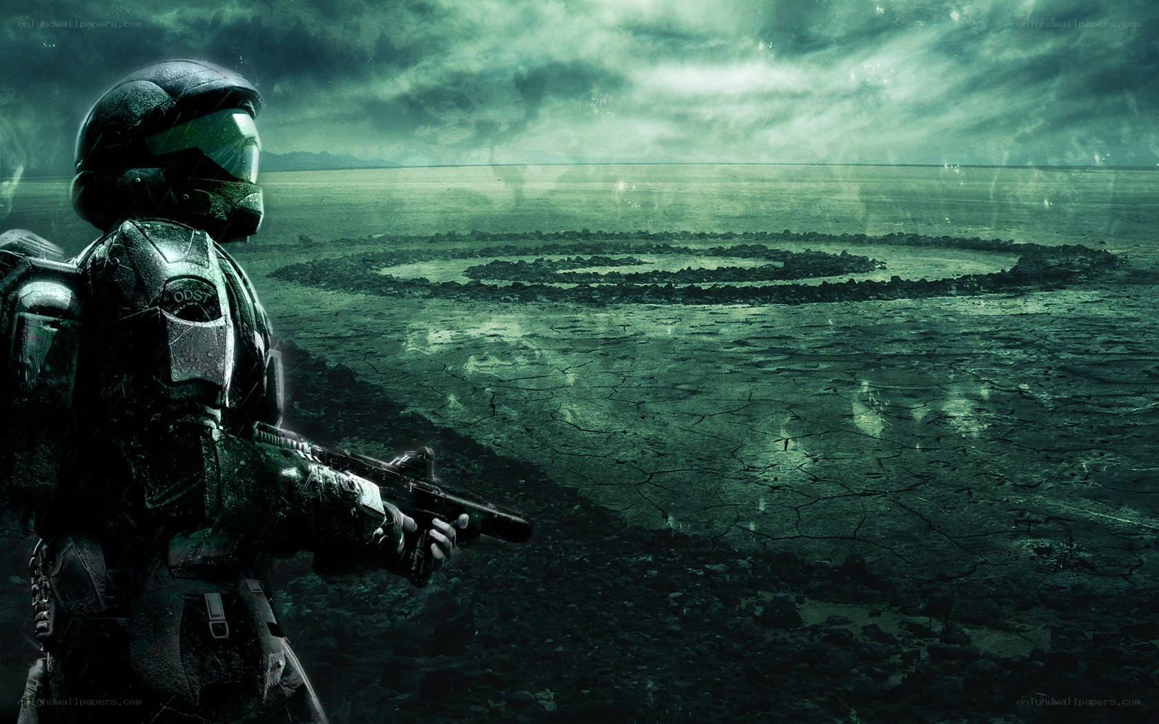 soldier on alien planet
