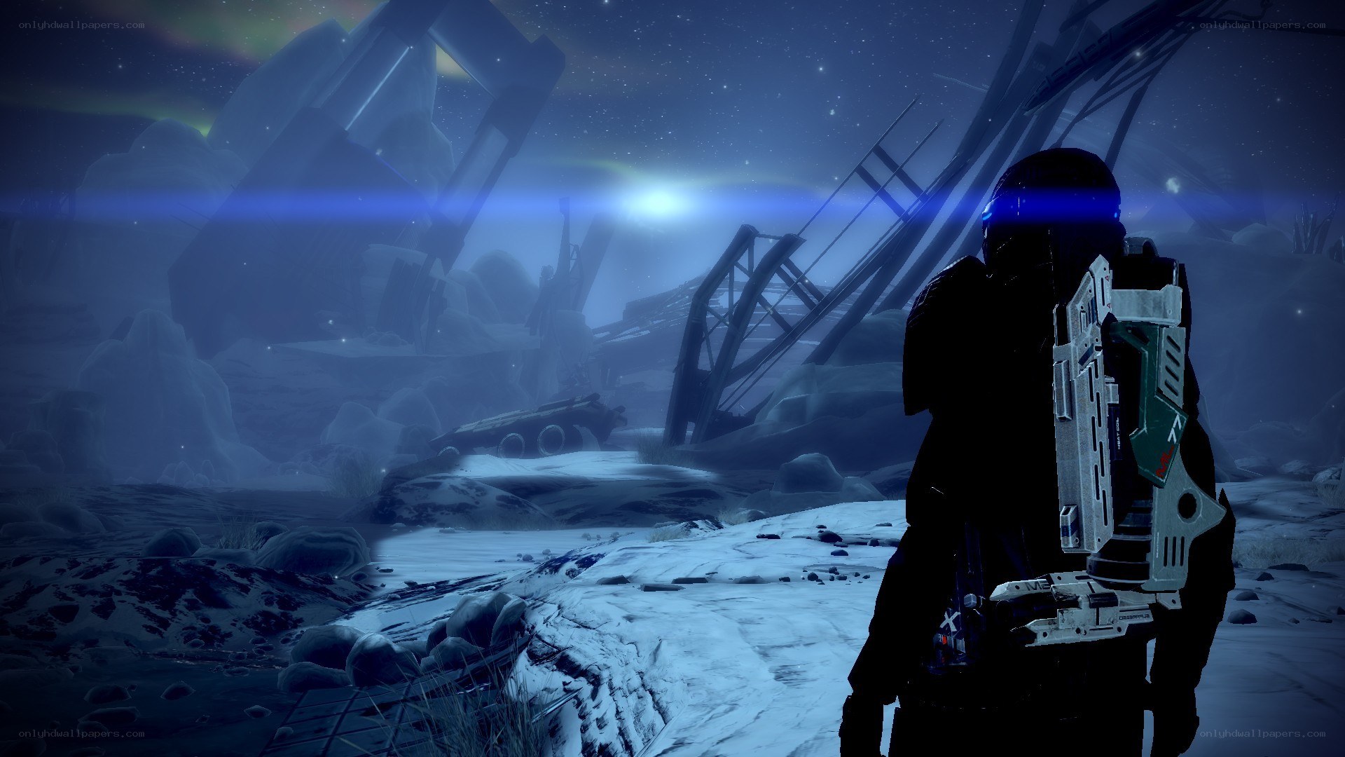 soldier on alien planet