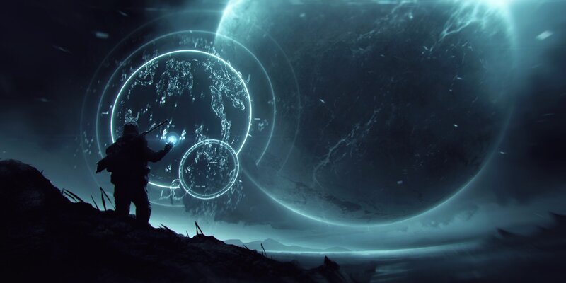 Soldier on Alien Planet — Blue