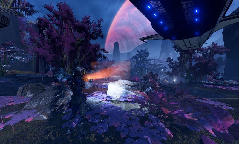 Soldier on Alien Planet — Purple