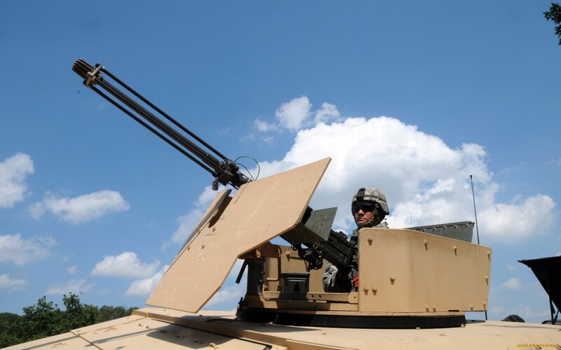 Soldier on Armored Vehicle — Blue