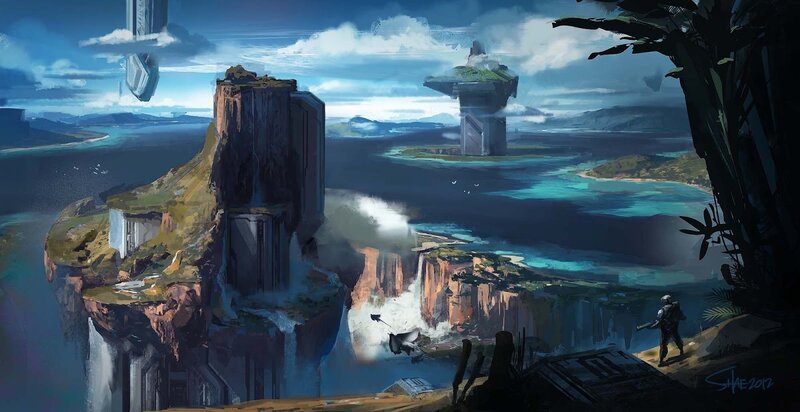 Soldier on Cliff Edge — Blue