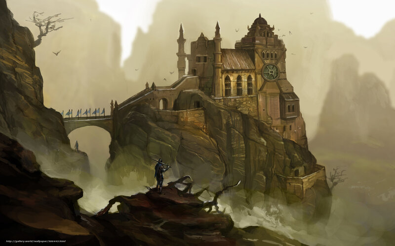 Soldier on Cliff Edge — Brown