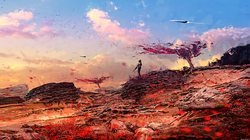Soldier on Rocky Hill