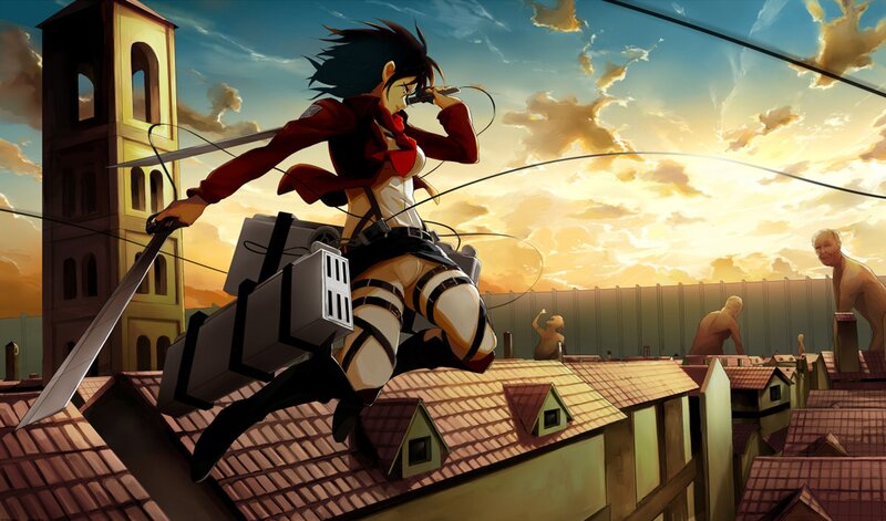 Soldier on Rooftop — Blue, Dramatic