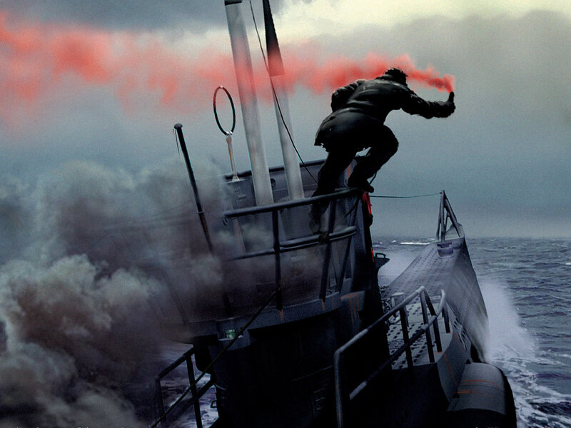Soldier on Submarine