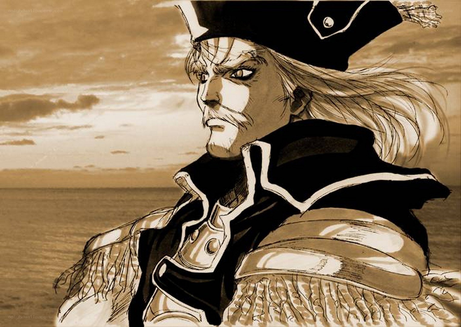 soldier on the beach