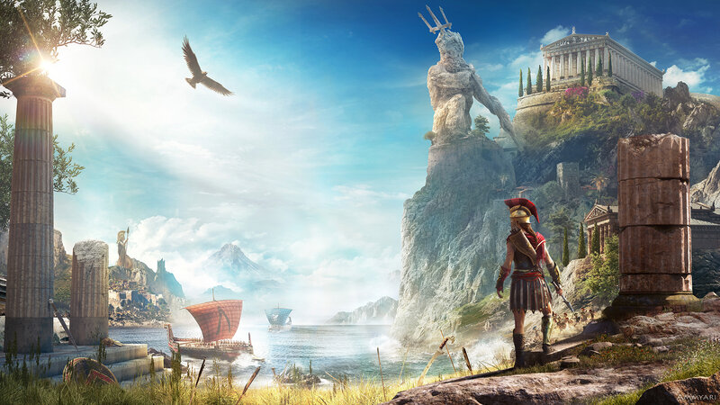 Soldier Overlooking Ancient City