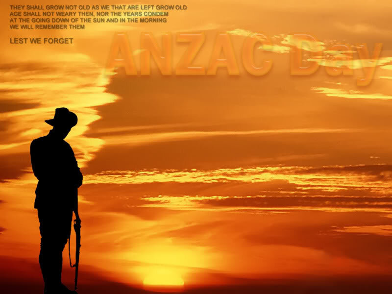 Soldier Silhouette at Sunset — Orange