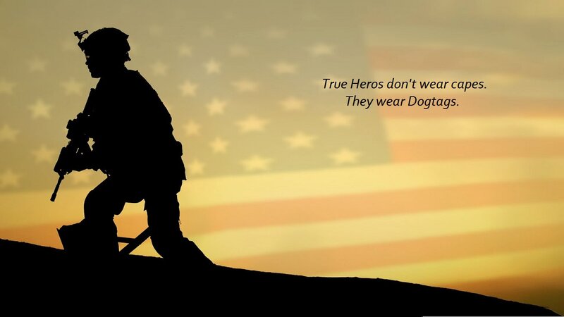 Soldier Silhouette — Black, Dramatic, Sunset, Illustration