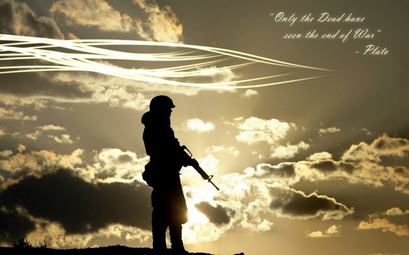 Soldier Silhouette — Yellow