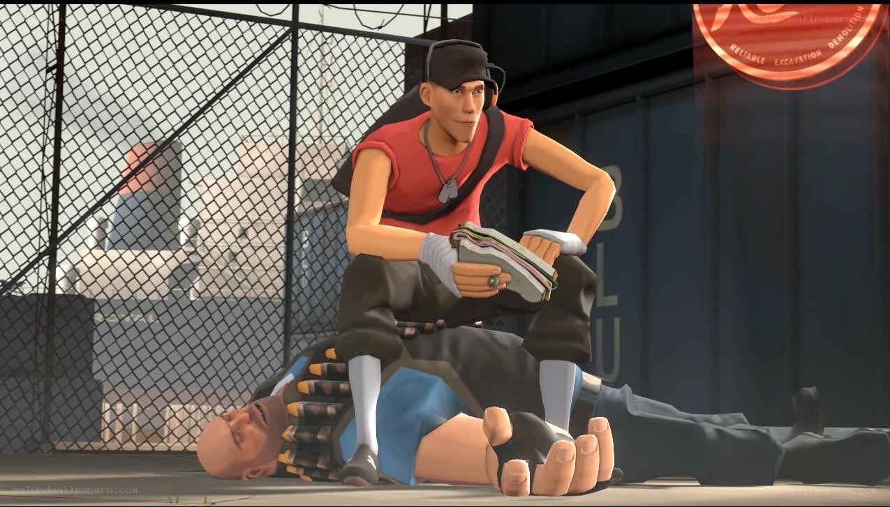 Soldier sitting on fallen teammate