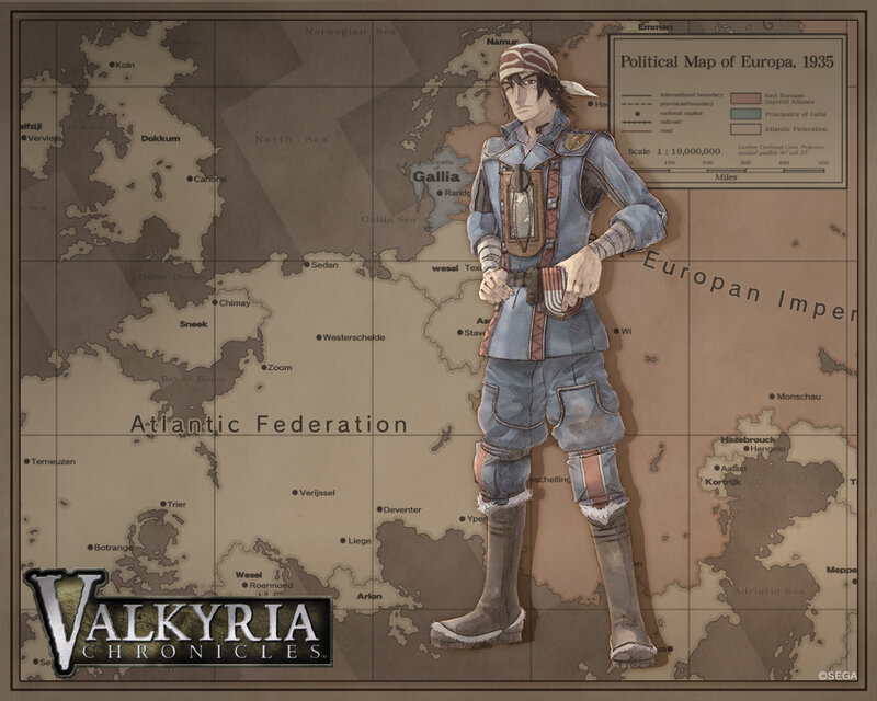 Soldier Standing on Map