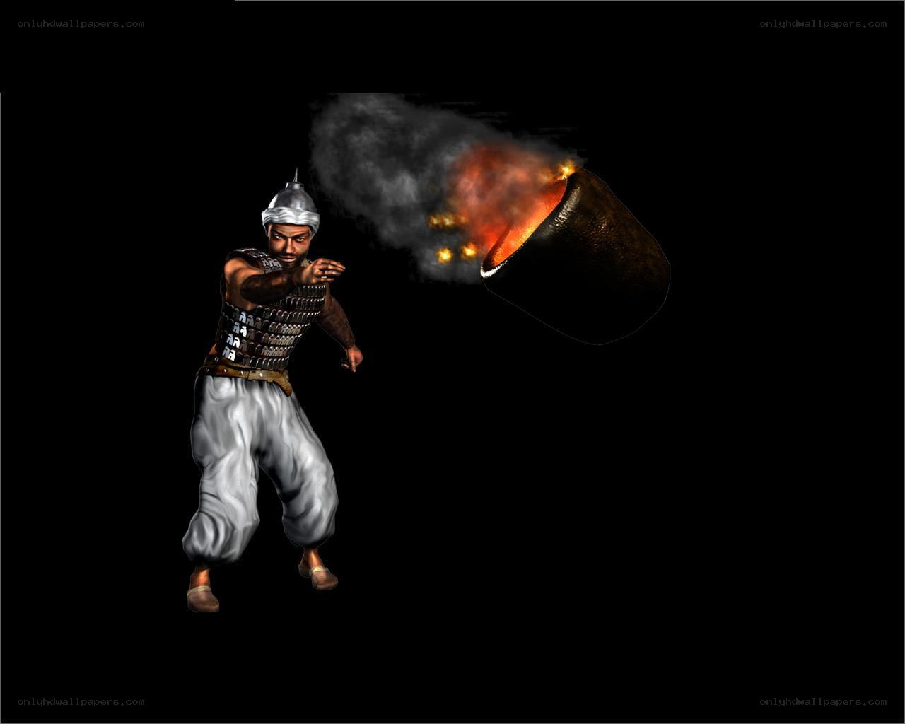 soldier throwing molotov cocktail